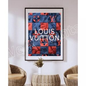 Vuitton Damier Art Print 18x24 Signed by The Artist  Denardai